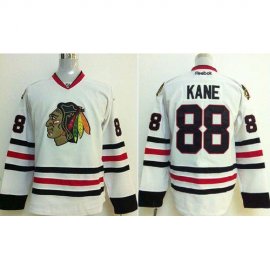 Chicago Blackhawks #88 Patrick Kane Stitched White Youth NHL Jersey