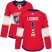 Adidas Florida Panthers #1 Roberto Luongo Red Home Authentic USA Flag Womens Stitched NHL Jersey