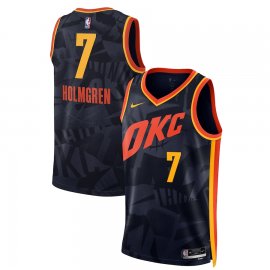 Chet Holmgren Oklahoma City Thunder Nike Unisex 2023/24 Swingman Jersey – Navy – City Edition