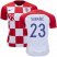 Croatia #23 Subasic Home Soccer Country Jersey