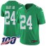Nike Philadelphia Eagles #24 Darius Slay Jr Green Mens Stitched NFL Limited Rush 100th Season Jersey