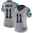 Nike Carolina Panthers #11 Robby Anderson Silver Womens Stitched NFL Limited Inverted Legend Jersey