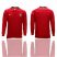 Portugal Blank Home Long Sleeves Soccer Country Jersey
