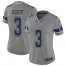 Nike Dallas Cowboys #3 Garrett Gilbert Gray Womens Stitched NFL Limited Inverted Legend Jersey