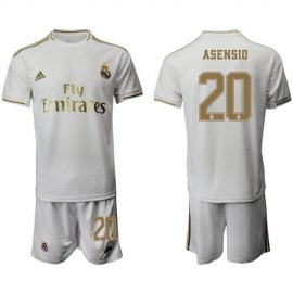 Real Madrid #20 Asensio White Home Soccer Club Jersey