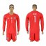 Germany #1 NEUER Red Goalkeeper 2018 FIFA World Cup Long Sleeve Soccer Jersey