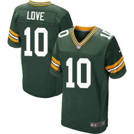 Nike Green Bay Packers #10 Jordan Love Green Team Color Mens Stitched NFL Vapor Untouchable Elite Jersey