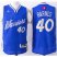 Golden State Warriors #40 Harrison Barnes Blue 2015-2016 Christmas Day Stitched NBA Jersey