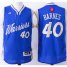 Golden State Warriors #40 Harrison Barnes Blue 2015-2016 Christmas Day Stitched NBA Jersey