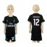 Real Madrid #12 Marcelo Away Kid Soccer Club Jersey
