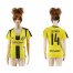 Womens Dortmund #14 Leitner Home Soccer Club Jersey