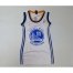 Womens Golden State Warriors #11 Klay Thompson White Dress NBA Fashion Jersey