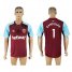 West Ham United #1 Randolph Home Soccer Club Jersey