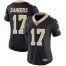 Nike New Orleans Saints #17 Emmanuel Sanders Black Team Color Womens Stitched NFL Vapor Untouchable Limited Jersey