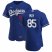 Los Angeles Dodgers #85 Dustin May Mens Nike Royal Alternate 2020 Authentic Player MLB Jersey