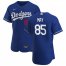 Los Angeles Dodgers #85 Dustin May Mens Nike Royal Alternate 2020 Authentic Player MLB Jersey