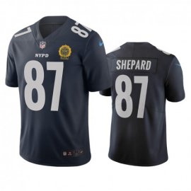 New York New York Giants #87 Sterling Shepard Navy Vapor Limited City Edition NFL Jersey
