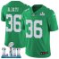 Nike Philadelphia Eagles #36 Jay Ajayi Green Super Bowl LII Youth Stitched NFL Limited Rush Jersey