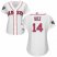 Boston Red Sox #14 Jim Rice White Home 2018 World Series Womens Stitched MLB Jersey