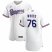 Texas Rangers #76 Eli White Mens Nike White Home 2020 Authentic Player MLB Jersey