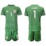 Mexico #1 Corona Green Goalkeeper Soccer Country Jersey