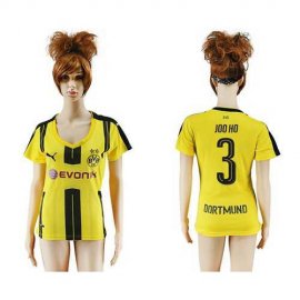 Womens Dortmund #3 Joo Ho Home Soccer Club Jersey