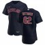 Cleveland Indians #62 Nick Wittgren Mens Nike Navy Alternate 2020 Authentic Player MLB Jersey
