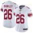 Nike New York Giants #26 Saquon Barkley White Womens Stitched NFL Vapor Untouchable Limited Jersey
