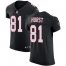 Nike Atlanta Falcons #81 Hayden Hurst Black Alternate Mens Stitched NFL New Elite Jersey