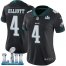 Nike Philadelphia Eagles #4 Jake Elliott Black Alternate Super Bowl LII Womens Stitched NFL Vapor Untouchable Limited Jersey