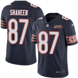 Nike Chicago Bears #87 Adam Shaheen Navy Blue Team Color Mens 100th Season Stitched NFL Vapor Untouchable Limited Jersey