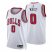Nike Chicago Bulls #0 Coby White White Mens 2021-22 NBA 75th Anniversary Diamond Swingman Jersey – Association Edition Mens