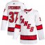 Adidas Carolina Hurricanes #37 Andrei Svechnikov White Road Authentic Stitched Youth NHL Jersey