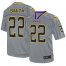 Nike Minnesota Vikings #22 Harrison Smith Lights Out Grey Mens Stitched NFL Elite Jersey