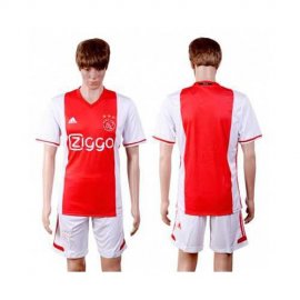 Ajax Blank Home Soccer Club Jersey