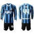 Inter Milan #44 Perisic Home Long Sleeves Soccer Club Jersey