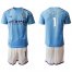 Manchester City #1 C.Bravo Home Soccer Club Jersey