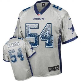 Nike Dallas Cowboys #54 Randy White Grey Mens Stitched NFL Elite Drift Fashion Jersey