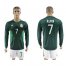 Mexico #7 M.Layun Home Long Sleeves Soccer Country Jersey