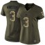 Nike Tampa Bay Buccaneers #3 Jameis Winston Green Womens Stitched NFL Limited 2015 Salute to Service Jersey