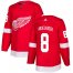 Adidas Detroit Red Wings #8 Justin Abdelkader Red Home Authentic Stitched Youth NHL Jersey