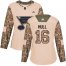 Adidas St. Louis Blues #16 Brett Hull Camo Authentic 2017 Veterans Day Womens Stitched NHL Jersey