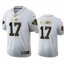 Kansas City Chiefs #17 Mecole Hardman Mens Nike White Golden Edition Vapor Limited NFL 100 Jersey
