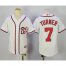 Washington Nationals #7 Trea Turner White Cool Base Stitched Youth MLB Jersey