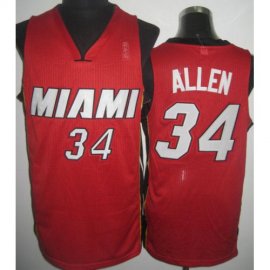 Miami Heat #34 Ray Allen Red Revolution 30 NBA Jerseys Cheap