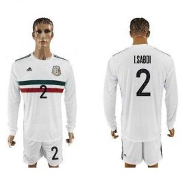 Mexico #2 I.Sabdi Away Long Sleeves Soccer Country Jersey