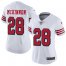 Nike San Francisco 49ers #28 Jerick McKinnon White Rush Womens Stitched NFL Vapor Untouchable Limited Jersey