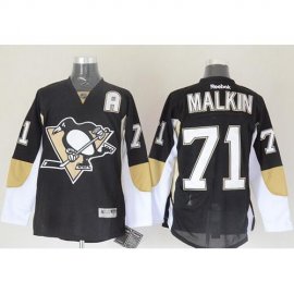 Pittsburgh Penguins #71 Evgeni Malkin Black Stitched NHL Jersey
