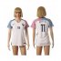 Womens France #11 Martial Away Away Soccer Country Jersey