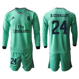 Real Madrid #24 D.Ceballos Third Long Sleeves Soccer Club Jersey